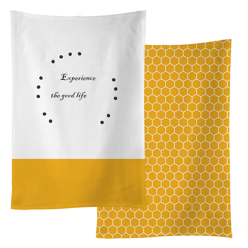 2022 Новое поступление, Лидер продаж, чайное полотенце из микрофибры с принтом на заказ