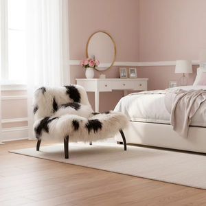 Fauteuil d'appoint <span class=keywords><strong>moderne</strong></span> de luxe en laine tachetée, canapé individuel incurvé pour salon de yacht privé et <span class=keywords><strong>décoration</strong></span> de salon de <span class=keywords><strong>chalet</strong></span> de ski de luxe - Product Image 6