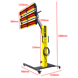 Lampada a Infrarossi a Onde Corte LEAD HORNET / Riscaldatore per <span class=keywords><strong>Vernice</strong></span> per Detailing Auto - Product Image 3