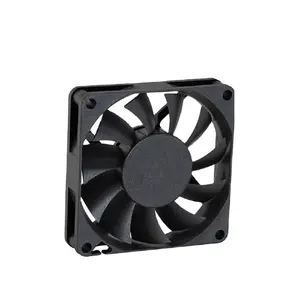 WellSunFan ODM OEM high quality 12v/ 24v 70X70X15MM DC cooling fan for computer pc case axial fan