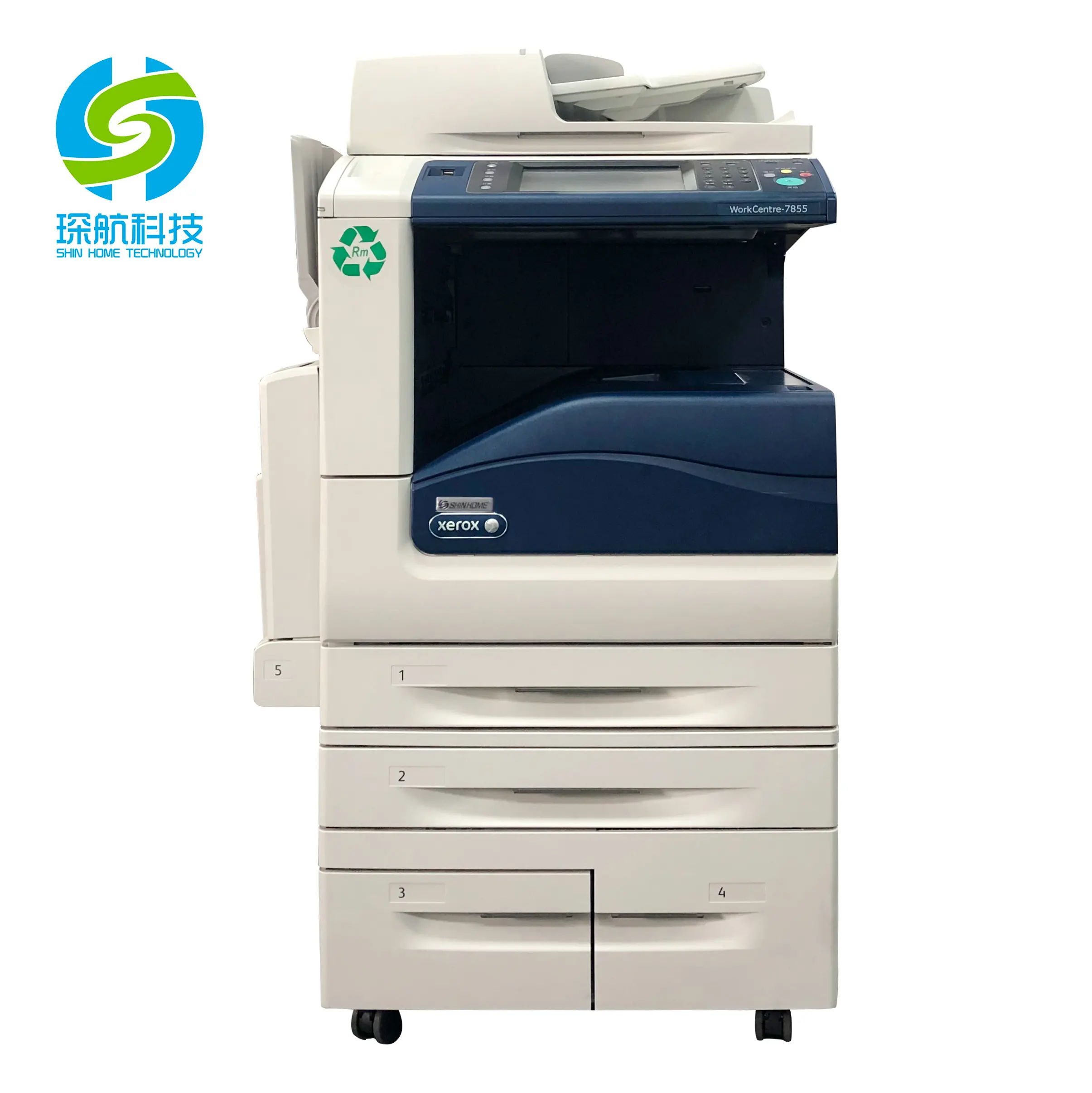Copiadores usados multicoloridos para xerox, centro de trabalho 7855i, duplicador impressoras, alta eficiência, fotocopiadoras digitais, máquina de impressão