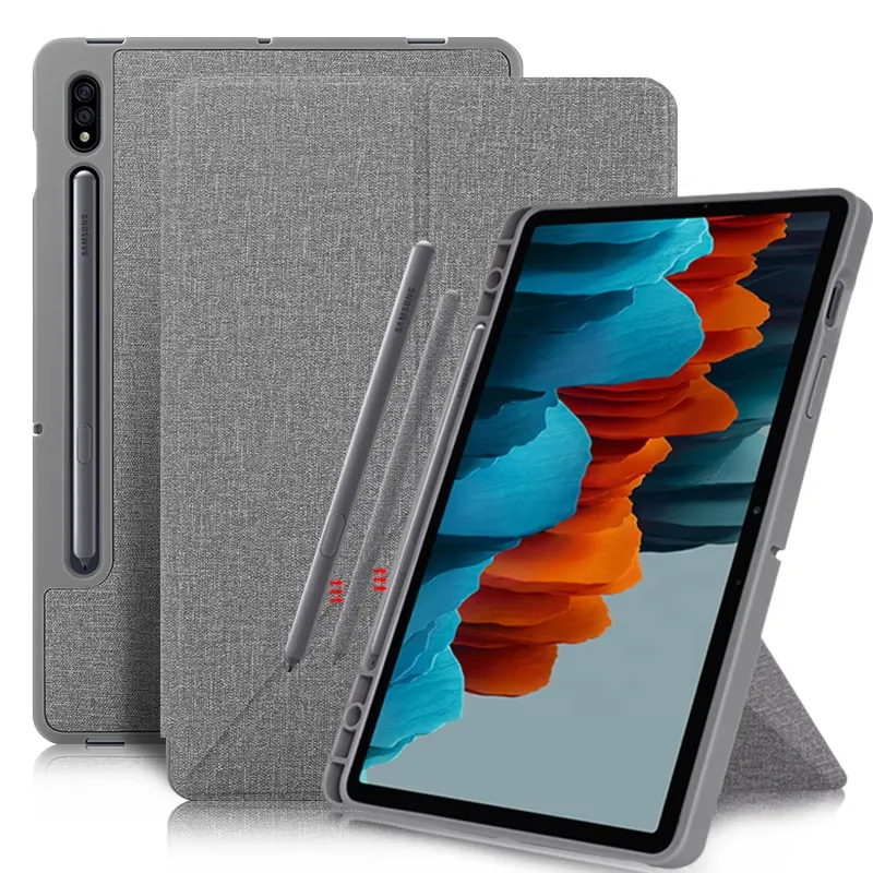 Multi Angle Y Shape Magnetic Standing Universal Cover Fit Samsung Galaxy Tab S7 Plus FE A8 PLUS Tablet Covers Cases Samsung Case