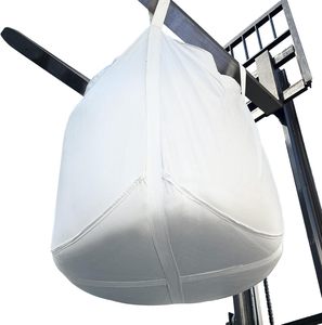 Sac en vrac Huamaohengchun - Capacité de 4400 lb, 35x35x43 pouces, Polypropylène (PP), Ouverture supérieure, Blanc, Rectangulaire, Réutilisable - Product Image 1