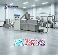 Ligne de production entièrement automatique de mousse d'amidon biodégradable, machine extrudeuse pour la fabrication de cacahuètes d'emballage compostables, maïs, manioc