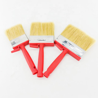 Pinceaux à peinture professionnels de haute qualité avec manche en plastique, pour murs et plafonds, personnalisables, directement de l'usine
