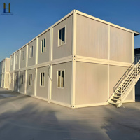 Kit de maison modulaire de 40 pieds, espace de vie préfabriqué moderne avec 2 salles de bain - Zhonghuan Living