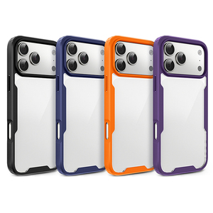 Nueva <span class=keywords><strong>Funda</strong></span> Transparente para <span class=keywords><strong>iPhone</strong></span> 17 <span class=keywords><strong>Pro</strong></span> <span class=keywords><strong>Max</strong></span> 13 <span class=keywords><strong>14</strong></span> 15 16, Híbrida TPU+PC, Antigolpes, Antiarañazos, Fundas Protectoras para Móvil - Product Image 1