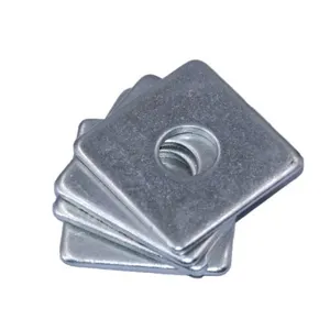 Металлическая штамповочная квадратная прокладка из углеродистой стали DIN 436 квадратная пластина шайбы