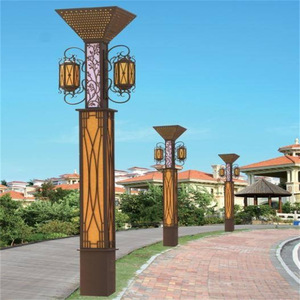 Muli Color Landscape <b>Bollard</b> <b>Light</b> 3500K Warm White IP66 AC 220V Button Control 10-Year Warranty <b>Solar</b> Battery Ra90 5000lm - Product Image 4