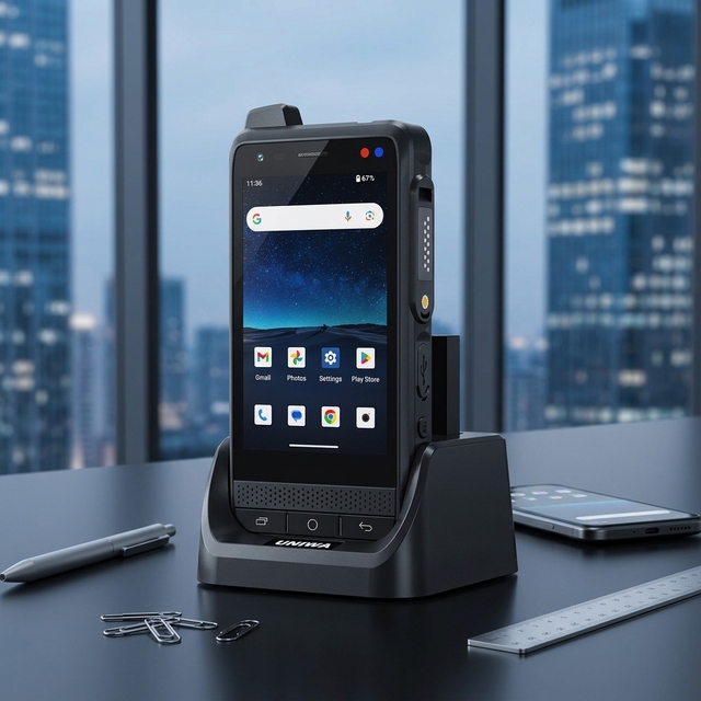 UNIWA F400 IP65 Rugged PDA with PoC Walkie Talkie NFC GPS Android 15 for Security Patrol