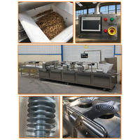 Ligne de production automatique industrielle de barres céréalières 300 kg/h, machine à fabriquer des barres de muesli, SUS304, garantie de 2 ans