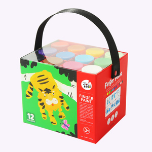 Venta al por mayor DIY profesional niños arte pigmento pintura <span class=keywords><strong>de</strong></span> dedos 12 <span class=keywords><strong>Colores</strong></span> <span class=keywords><strong>de</strong></span> - Product Image 3