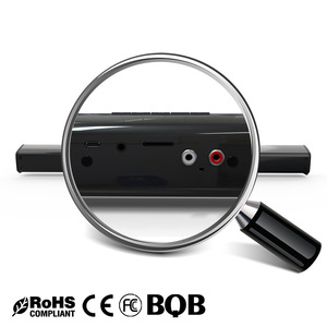 Audio Música Barras de sonido Altavoz para TV Barra de sonido 2,0 canales con cable e inalámbrico 20W Altavoz largo para sistema de cine en casa - Product Image 5