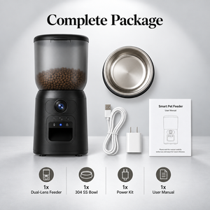 Comedero Automático para Mascotas con WiFi, Cámara HD Dual, Intercomunicador de Voz y Anti-Interferencia - Product Image 5