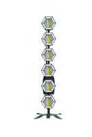 KXD 6 LED COB RGB 3 en 1, lumière linéaire vintage rétro, DMX512, lumière de scène rétro pour DJ, concert, fête, mariage, boîte de nuit