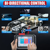 XTOOL D9EV WIFI pour outil de diagnostic automobile A1/A8 avec codage ECU, test actif, programmation de clés, 45+ réinitialisations, CAN FD, DOIP, topologie