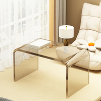Moderner Transparenter Acryl-Beistelltisch für Esszimmer und Apartments Bestseller Wohnzimmermöbel für Zuhause & Hotel