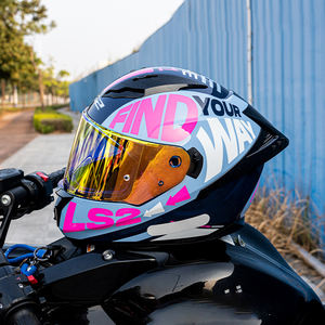 Nouveau <span class=keywords><strong>casque</strong></span> intégral <span class=keywords><strong>de</strong></span> <span class=keywords><strong>moto</strong></span> LS2 FF806 Fusion unisexe toutes saisons, en mousse ABS, double visière anti-buée, grande aile arrière, <span class=keywords><strong>feu</strong></span> <span class=keywords><strong>stop</strong></span> - Product Image 1