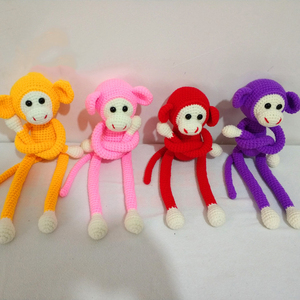 Juguetes de Animales Tejidos a Crochet al por Mayor, Amigurumi Hechos a Mano Personalizados, Llaveros de Lana - Product Image 4