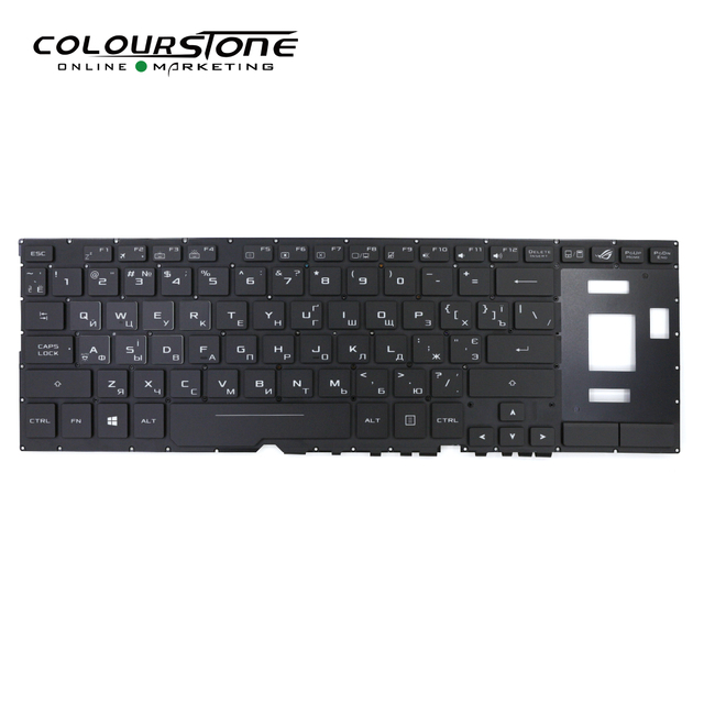 GX501 Laptop Keyboard Replacement for ASUS GX501 UA Layout Backlit Black Plastic 180 Days Warranty OEM/ODM Acceptable