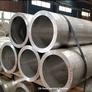 7075 đường kính lớn ống nhôm liền mạch Anodized rèn Ống Vuông cho nhà sản xuất cắt laser cung cấp ống nhôm - Product Image 1