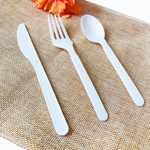 Cutlery Corn Starch Cutlery Set Compatible Biodegradable Knife