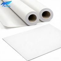 Rollo de Papel para Inyección de Tinta CAD, Tamaño A0, 80 g/m², 50 m de Longitud, Compatible con Plotters Tektronix, Papel Blanco para Plotters CAD