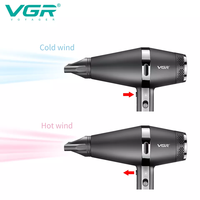 Vgr V-451 1800-2200w sèche-cheveux professionnel à moteur Ac pour Salon avec buse de concentrateur