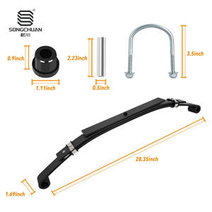 Ressorts à lames arrière 3 pièces ClubCarDS pour chariots de golf, amortisseurs pour modèles 102006501101467510111491012618 - Product Image 4