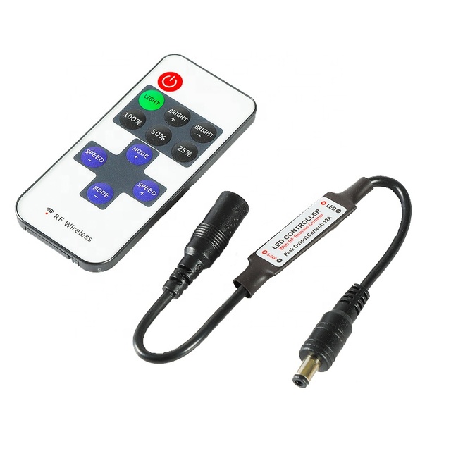 RF Wireless 12V12A LED Neon Signs Controller With Remote Control Mini Dimmer for LED Sign