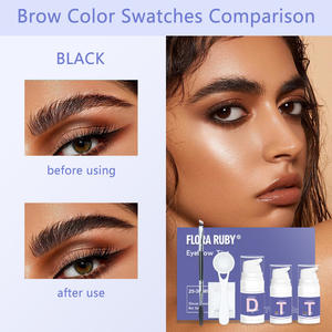 Kit de tinte de cejas y pestañas personalizado, Etiqueta Privada, pigmento de mezcla <span class=keywords><strong>Perma</strong></span> profesional, gel de tinte de cejas de Henna - Product Image 5