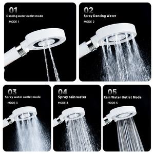Dazzle Dance Beauty Skin VC Filter Cabezal de ducha de mano Cinco velocidades Presurizado Ahorro de agua Nuevo producto para uso en el baño - Product Image 4