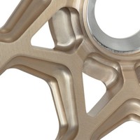 Jantes monobloc forgées en bronze brossé à mailles géométriques de 20 pouces pour Bentley Rolls-Royce, berlines ultra-luxe