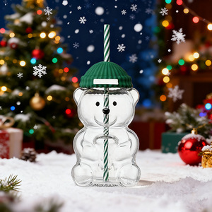 Taza <span class=keywords><strong>de</strong></span> Vidrio Creativa con Diseño <span class=keywords><strong>de</strong></span> Osito <span class=keywords><strong>de</strong></span> Peluche <span class=keywords><strong>de</strong></span> <span class=keywords><strong>Starbucks</strong></span>, Linda Taza <span class=keywords><strong>de</strong></span> Vidrio para Café con Diseño <span class=keywords><strong>de</strong></span> Osito <span class=keywords><strong>de</strong></span> Peluche - Product Image 1