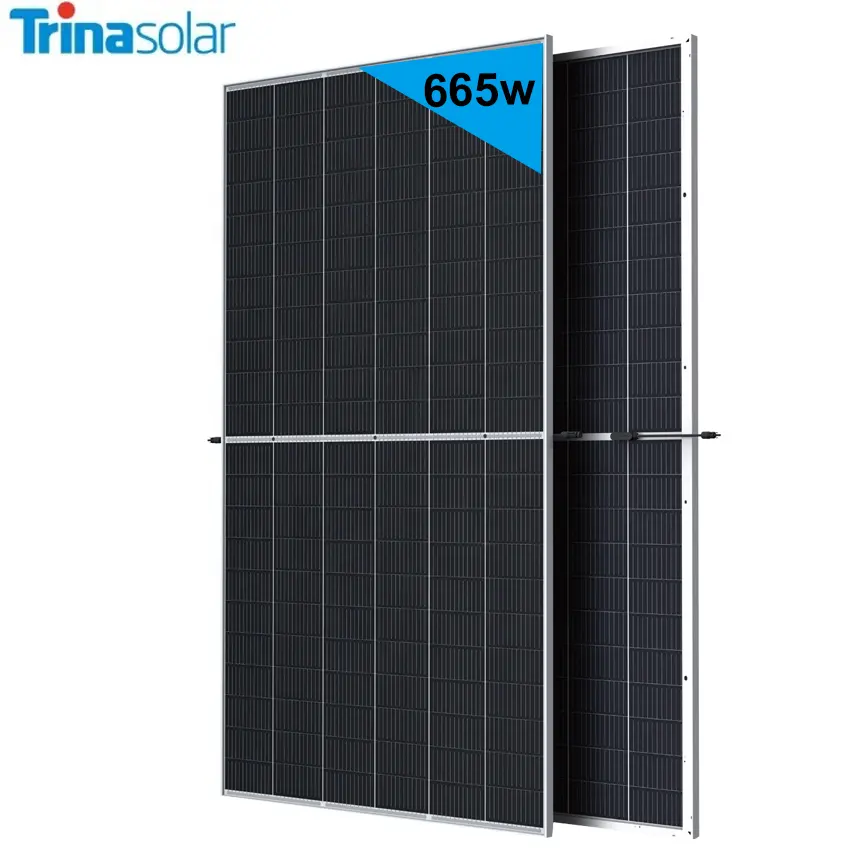 Солнечные панели Tier 1 Trina, 670 Вт, 660 Вт, 650 Вт, 640 Вт, моно, полуэлементы, 210 мм, солнечная панель