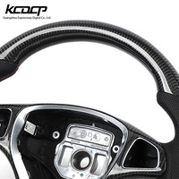 Volant de course Alcantara personnalisé pour Mercedes Benz GLS GLE CLS GLA CLA classe W205 W204 W222 W221 W223 C190 C63 A45 fibre de carbone