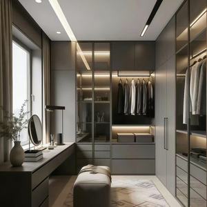 Balom - Armarios de Madera Personalizados de Alta Calidad para Dormitorio, Armarios Modernos y Económicos para Ropa, Venta Directa de Fábrica OEM - Product Image 1