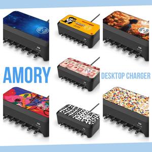 2025 Meilleure vente de lampe LED commerciale de table chargeur multifonction personnalisé pour téléphones portables haut-parleurs écouteurs - Product Image 5