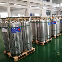 Cylindre de gaz liquide d'oxygène liquide VGL 195L 2.0Mpa, réservoir Dewar, cylindre de gaz cryogénique