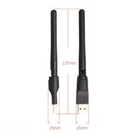 Tarjeta de Red Inalámbrica RT5370, Adaptador USB 2.0, Tarjeta de Red Inalámbrica de 150mbps, Dongle Wi-Fi RT5370 RTL8188, Mini Adaptador USB Wifi