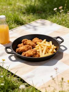 ZUNCK High Ear Denier Nonstick Classic Iron Pan32/36/40CM for Gas &amp; Induction Cookers - Product Image 6