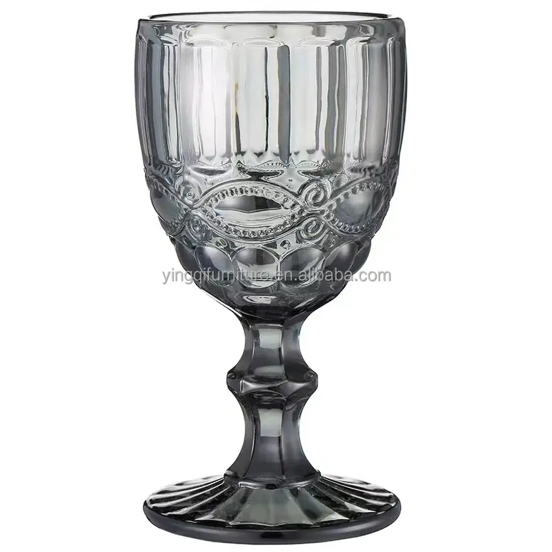 Crystal Different Colored Glass Wine Goblet For Wedding Party and Event