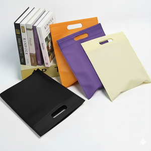 Bolsa de Compra Reutilizable con Logotipo Personalizado, Impresa en Serigrafía, No Tejida, con Corte en D, Ecológica, Reciclable, para Supermercado, 80 g/m² - Product Image 4