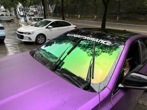 غشاء شاميليون ملون لنافذة الخصوصية صبغ نانو سيراميك للنوافذ غشاء أمان للنوافذ والأشعة تحت البنفسجية غشاء واقي للسيارة لأفلام السيارات - Product Image 2