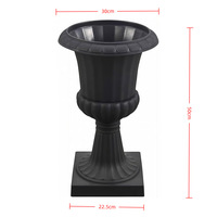 Colonnes romaines de mariage en plastique PP, légères, imperméables, guides de chemin, pots de fleurs de style européen, pièces décoratives