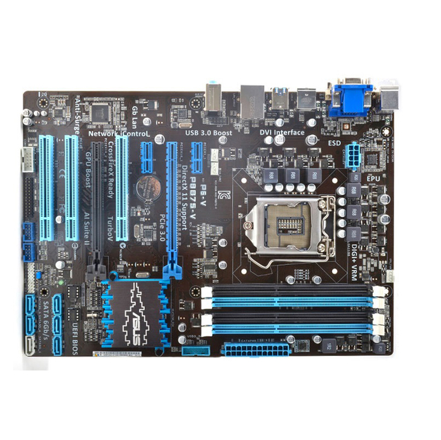 US B75M P8B75-M LX PLUS B75M-A P8B75-M LE Plus P8B75-V P8Z77-V LX2 LX LE P8H77-V Z77-A LGA 1155 DDR3 Desktop Motherboard