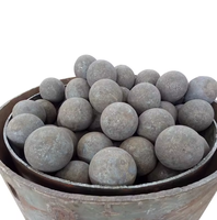 Billes de broyage en acier forgé et en fonte de haute qualité 40mm 50mm Dureté HRC 62-66 Fabriquées en Chine