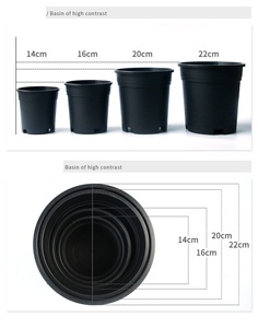 Gallon Plastic Nursery <b>Pots</b> Garden <b>Large</b> Premium Plant <b>Pot</b> - Product Image 5