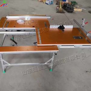 เครื่องเลื่อยตัดแผ่นแบบพกพา พับได้ ความแม่นยำสูง พร้อมระบบกันฝุ่นคุณภาพสูง สำหรับตัดไม้อัด พร้อมเราเตอร์ - Product Image 5