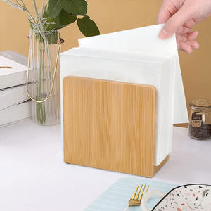 Distributeur de mouchoirs <span class=keywords><strong>carré</strong></span> autoportant de table décoratif de style europé<span class=keywords><strong>en</strong></span> porte-serviettes <span class=keywords><strong>en</strong></span> bambou - Product Image 5